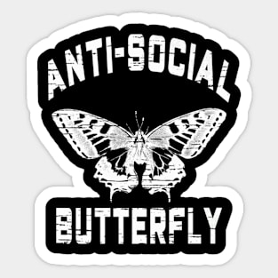 Anti Butterfly Sticker